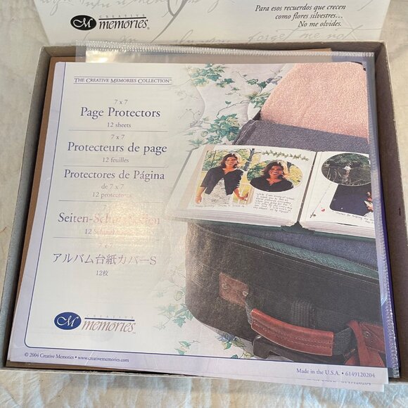 The Creative Memories Collection Triumph Album With 7x7 Page Protectors Set- Pur - Picture 5 of 6